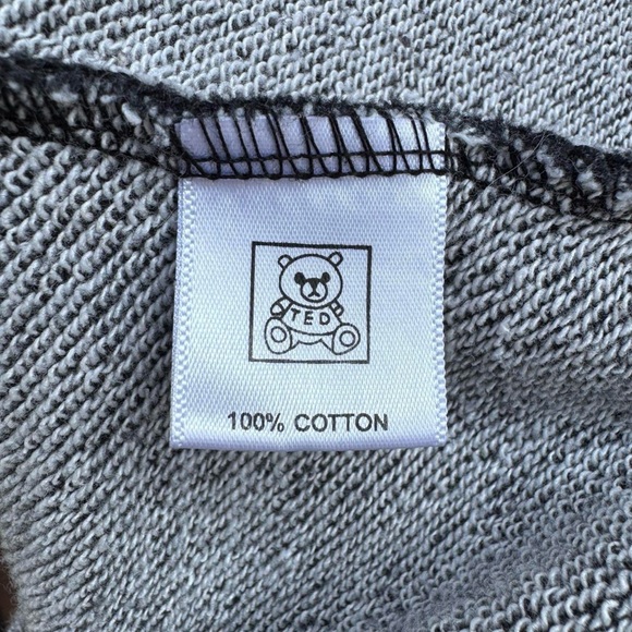 Teddy Fresh Men's Black and Gray Zip-Up Sweater - Picture 4 of 4